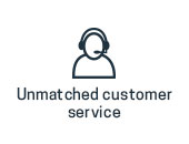 Unmatched Customer Serice