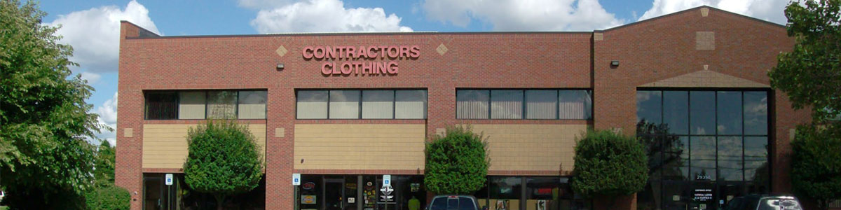 Contractor's Clothing Contact Us Banner